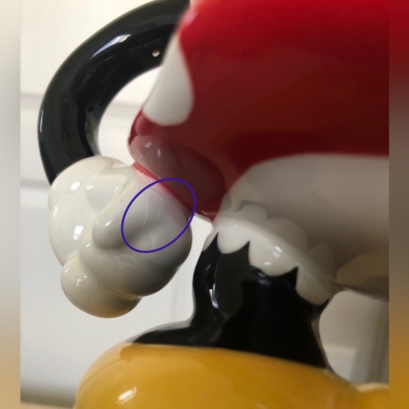 Disney World Minnie Mouse half body / skirt legs mug NWT - Picture 16 of 16